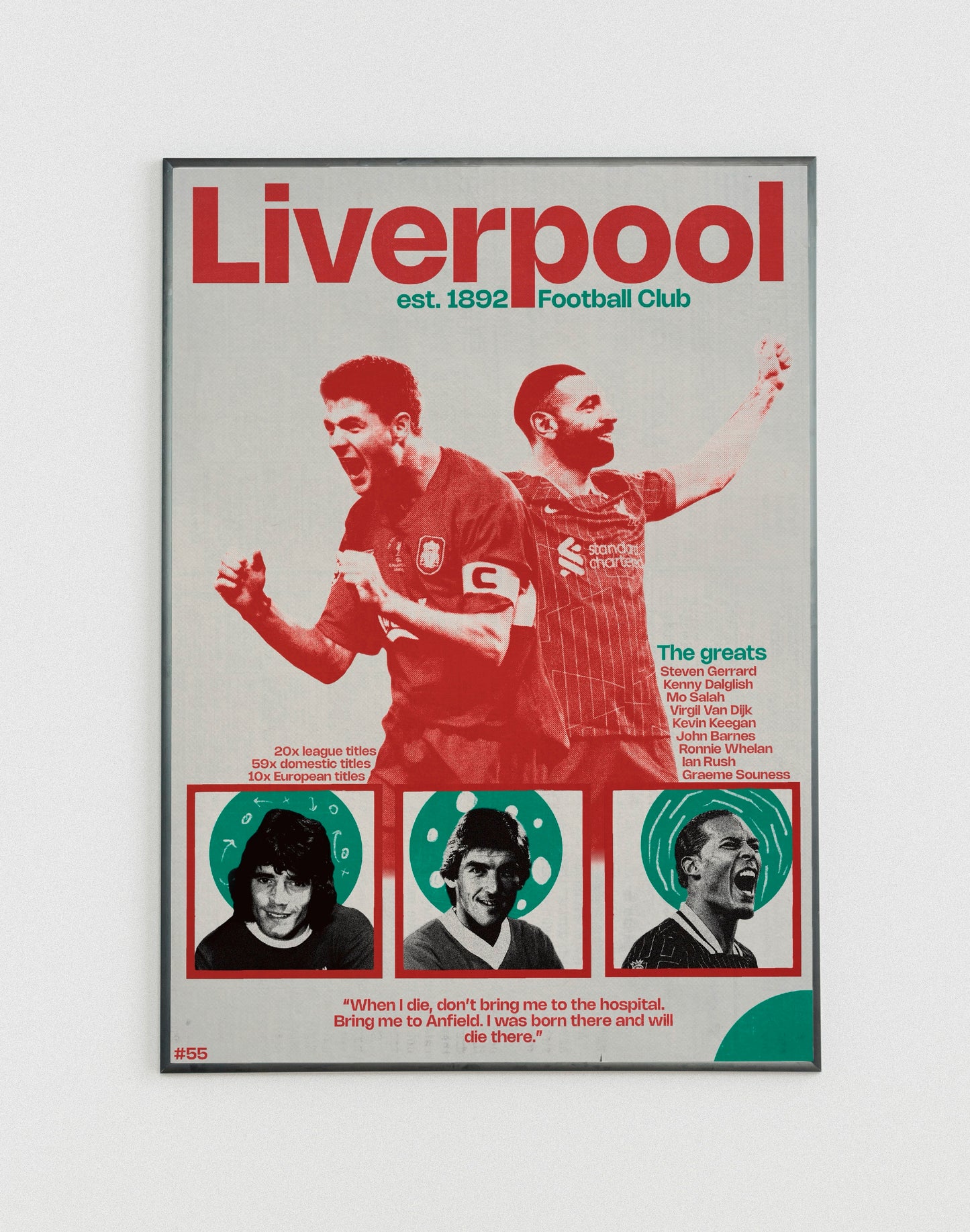#55 Liverpool Football Club poster