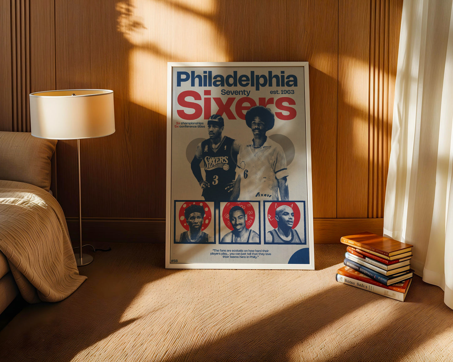 #58 Philadelphia 76ers poster