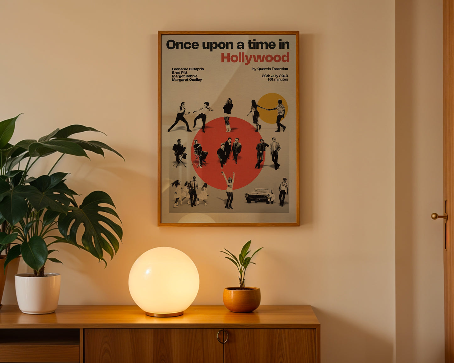 Once upon a time in Hollywood miniatures poster