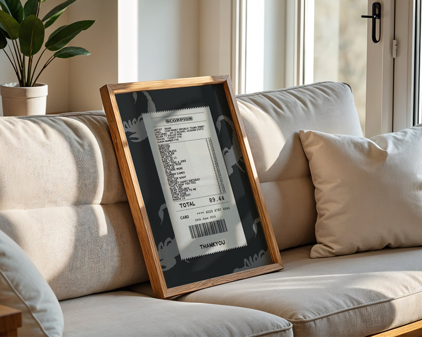 Drake Scorpion receipt poster
