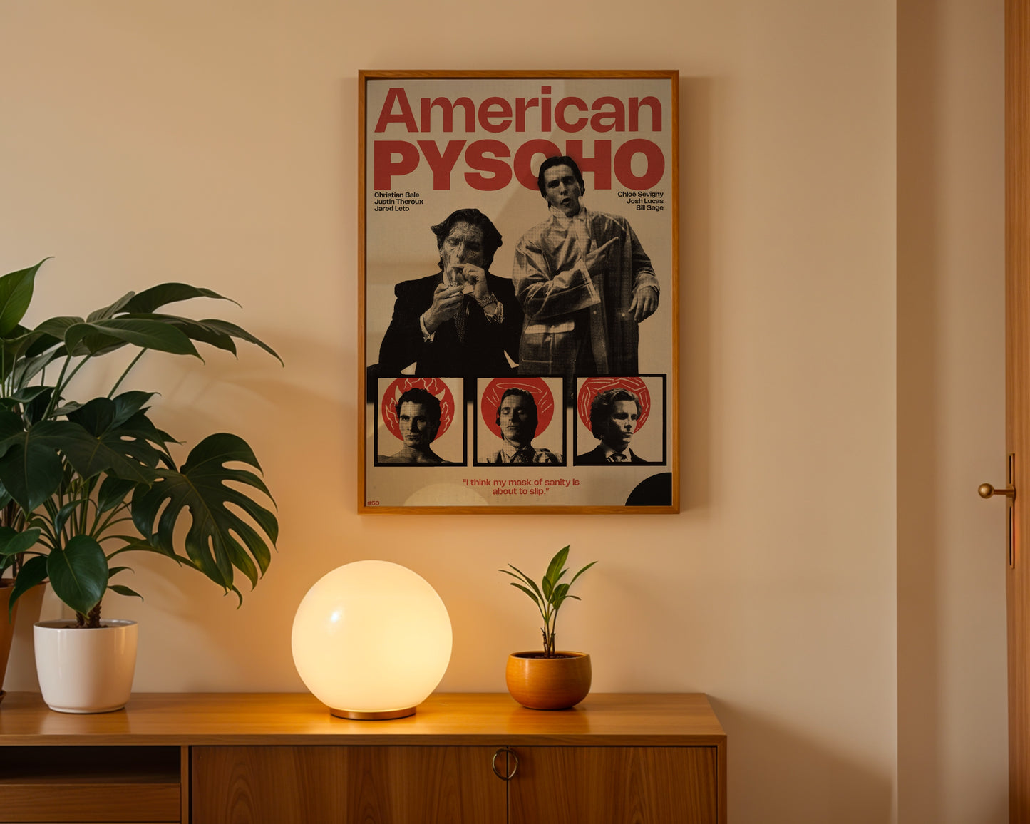 #50 American Psycho poster