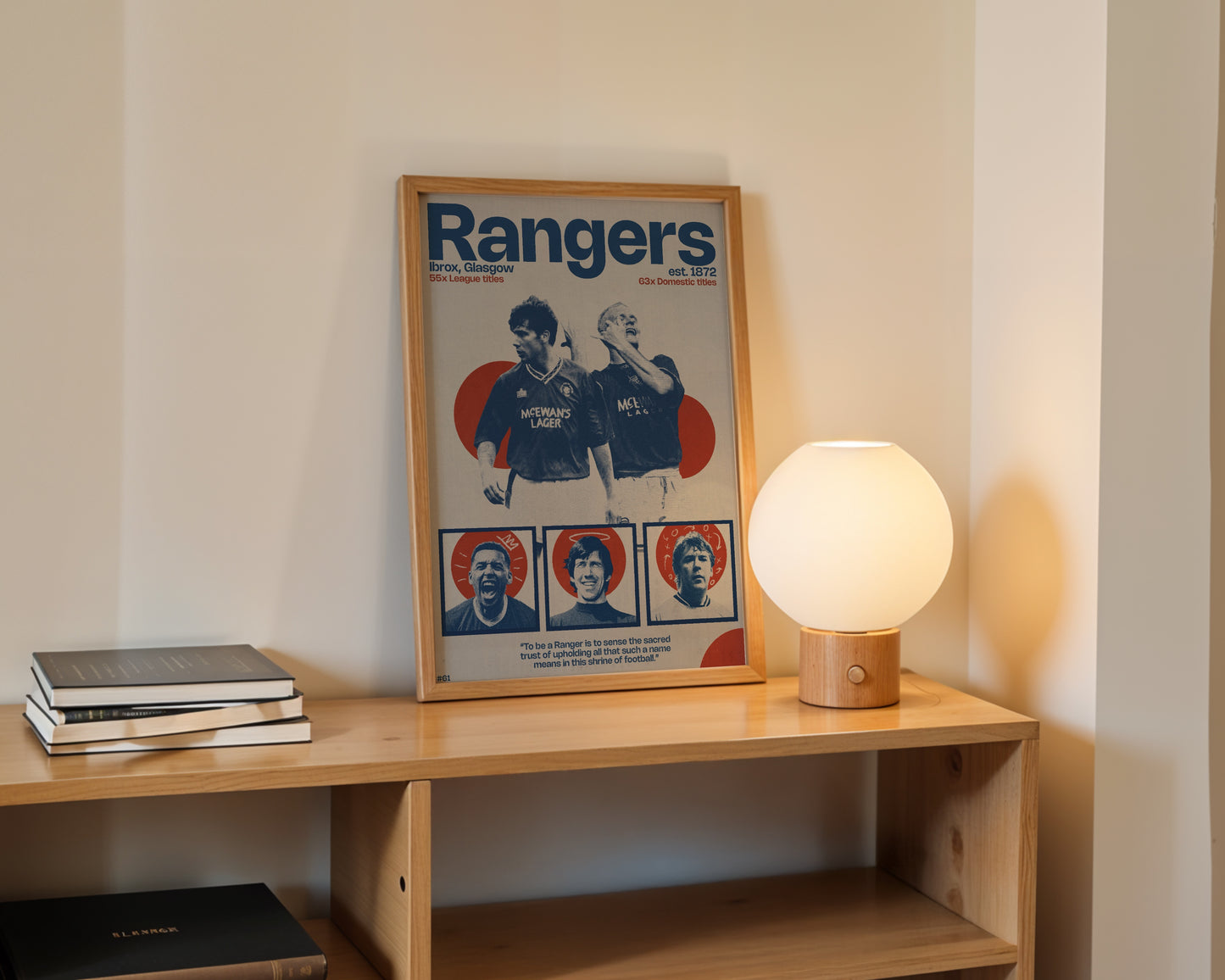 #61 Glasgow Rangers poster
