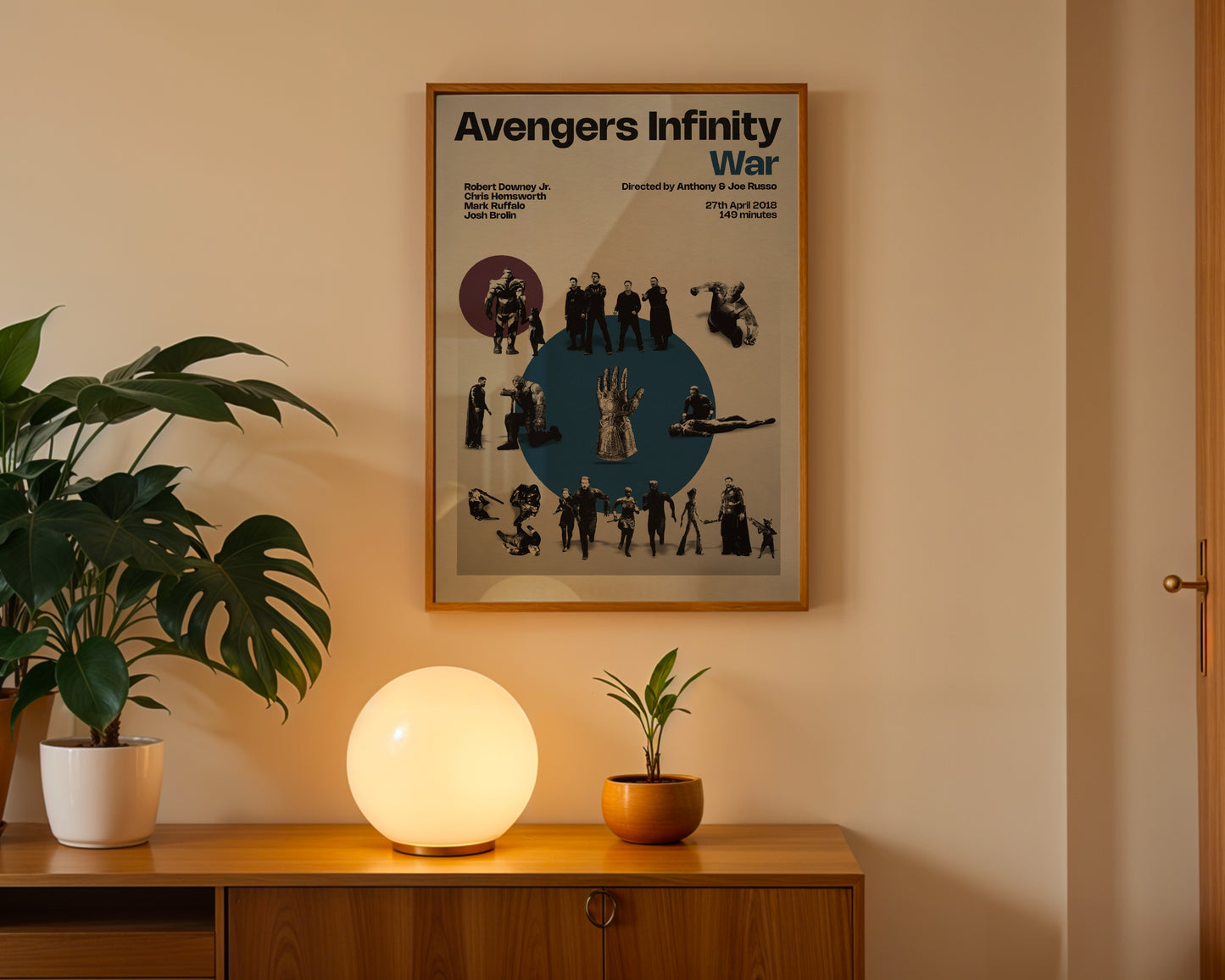 Avengers Infinity War miniatures poster