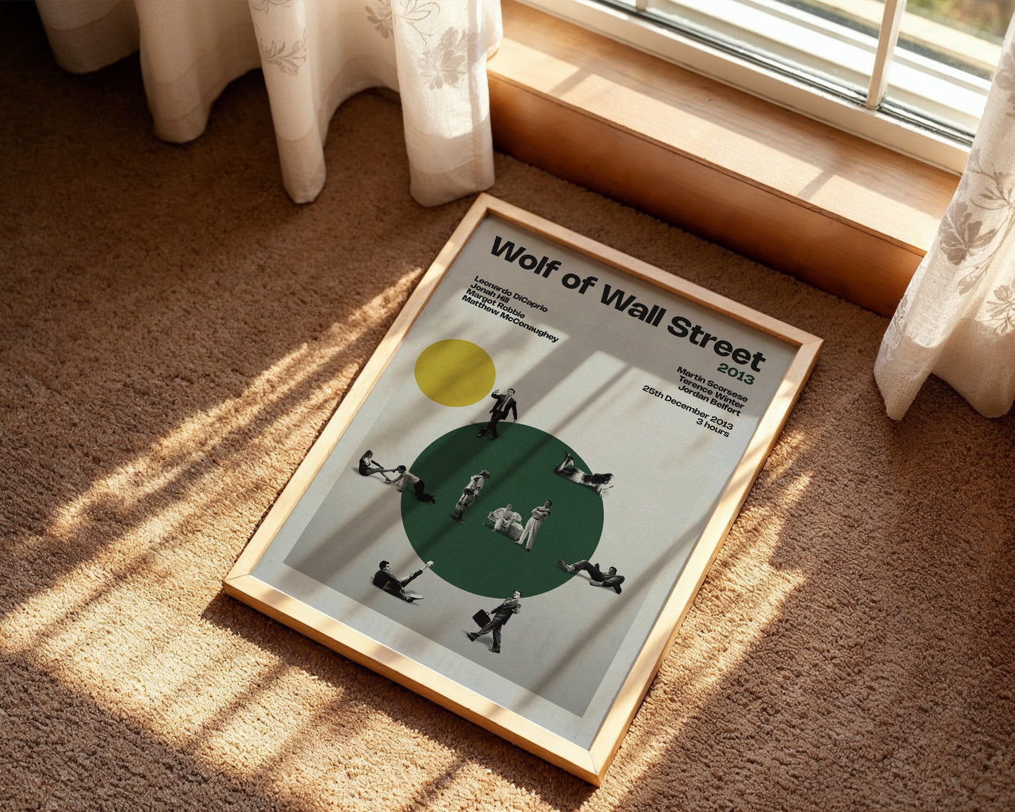 Wolf of Wall Street miniatures poster