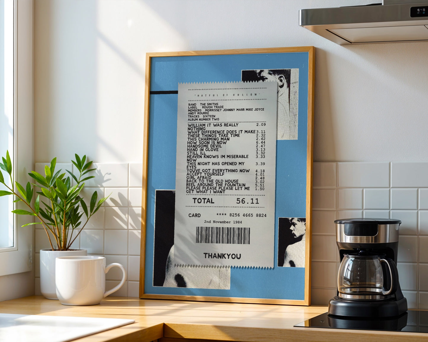 The Smiths Hatful of Hollow receipt poster