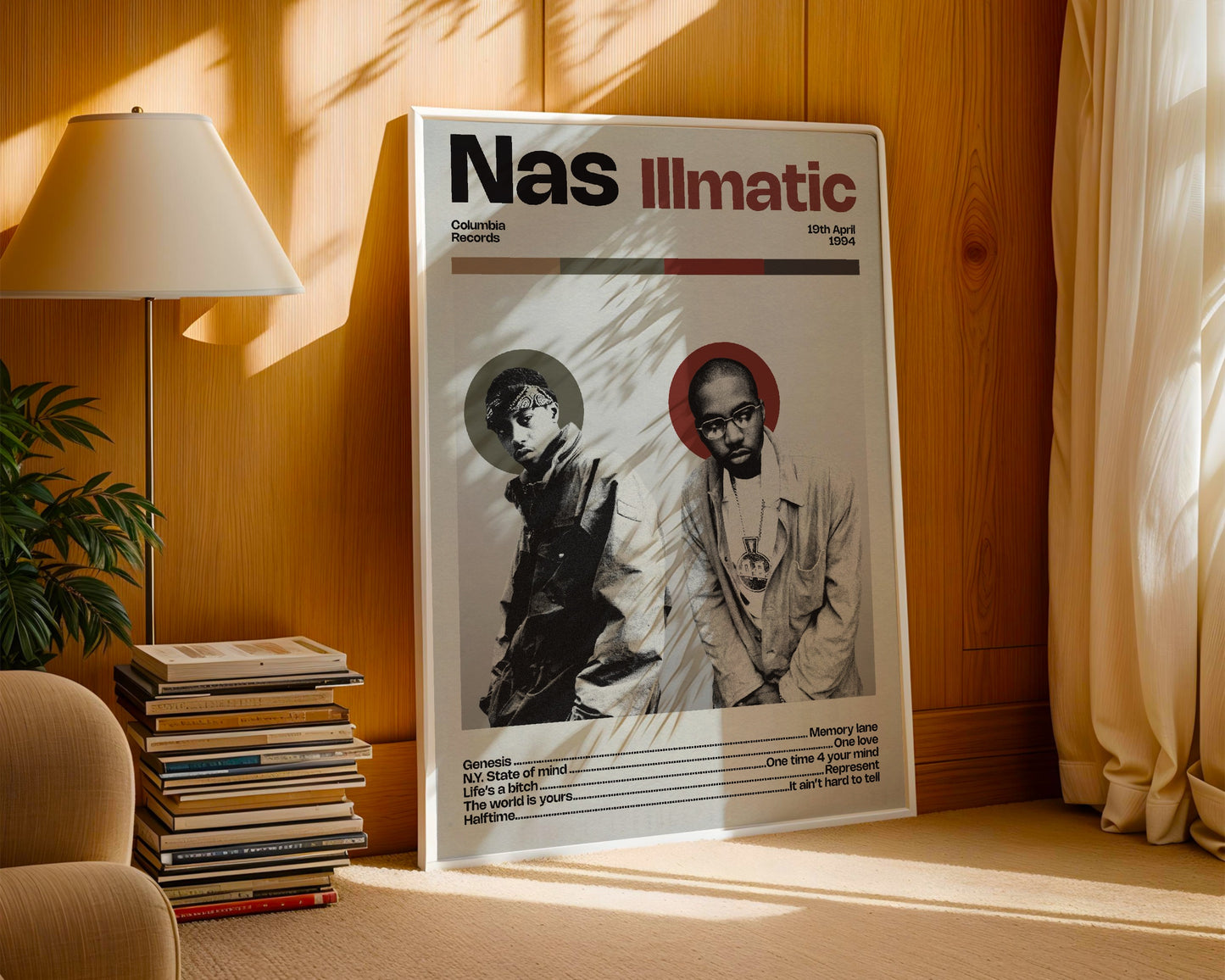 Nas Illmatic poster