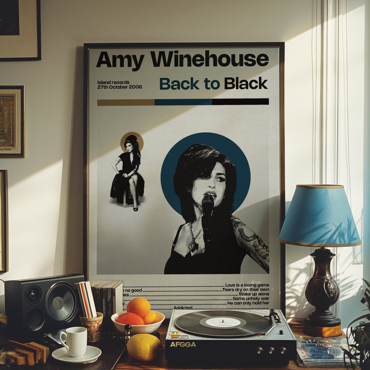 Amy Winehouse Back to Black poster