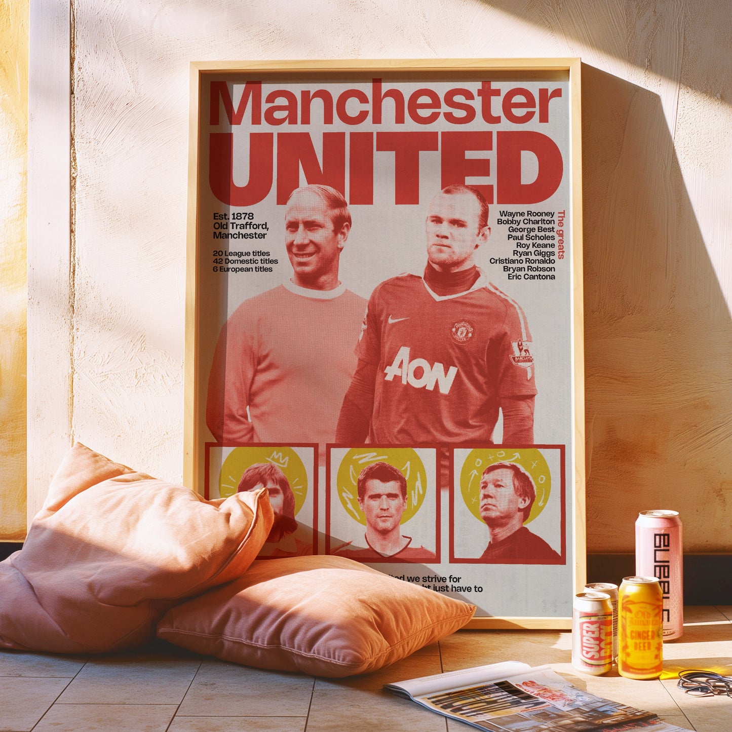 #25 Manchester United poster