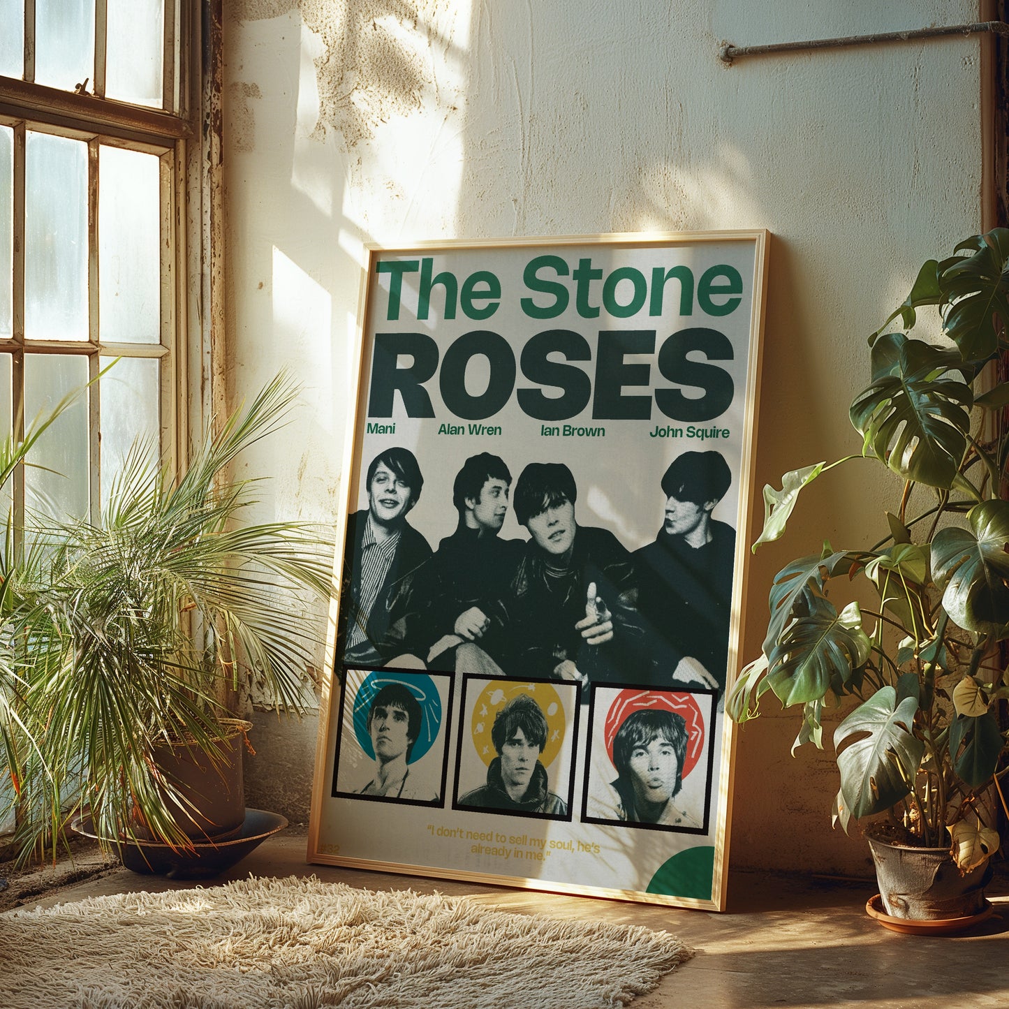 #32 The Stone Roses poster