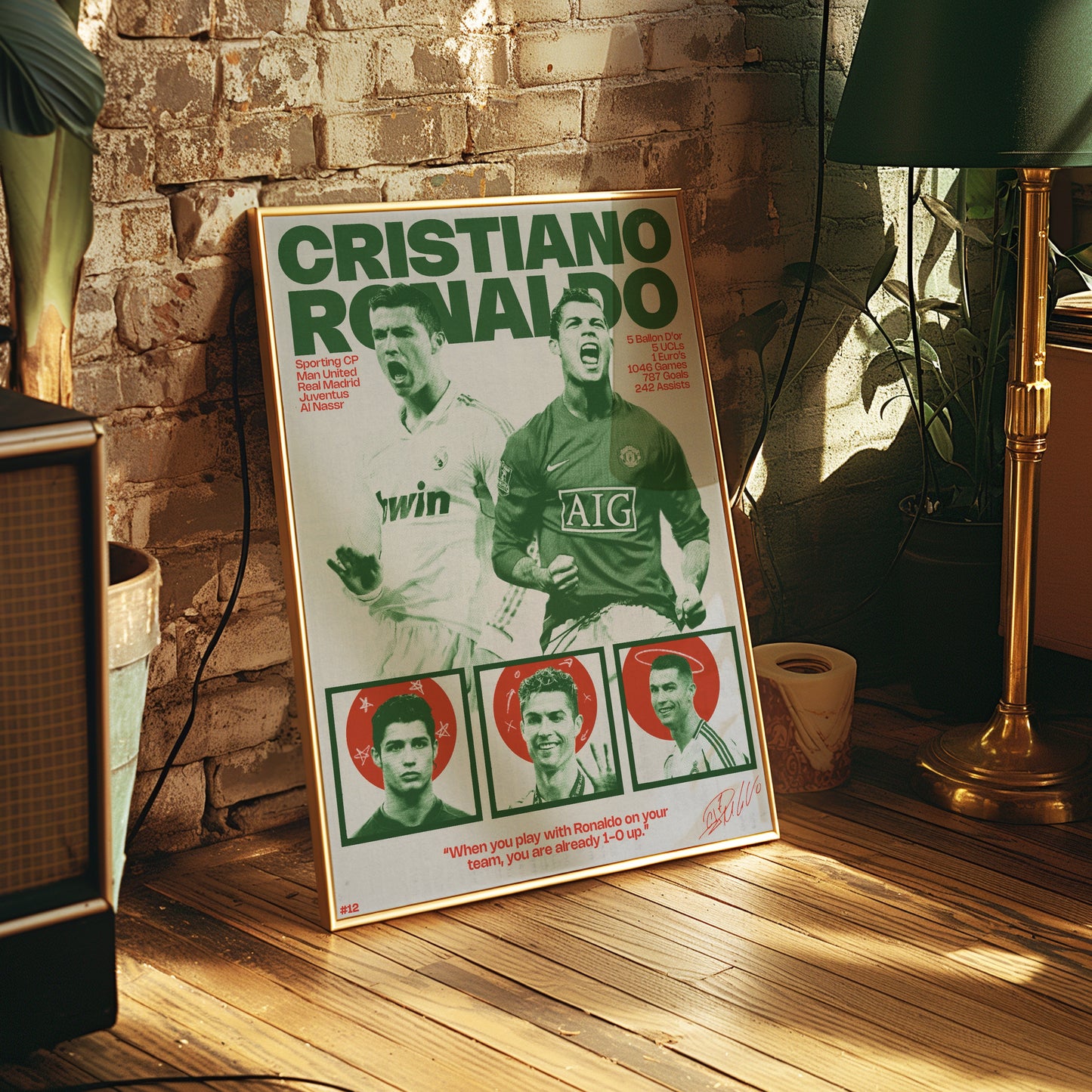 #12 Cristiano Ronaldo poster