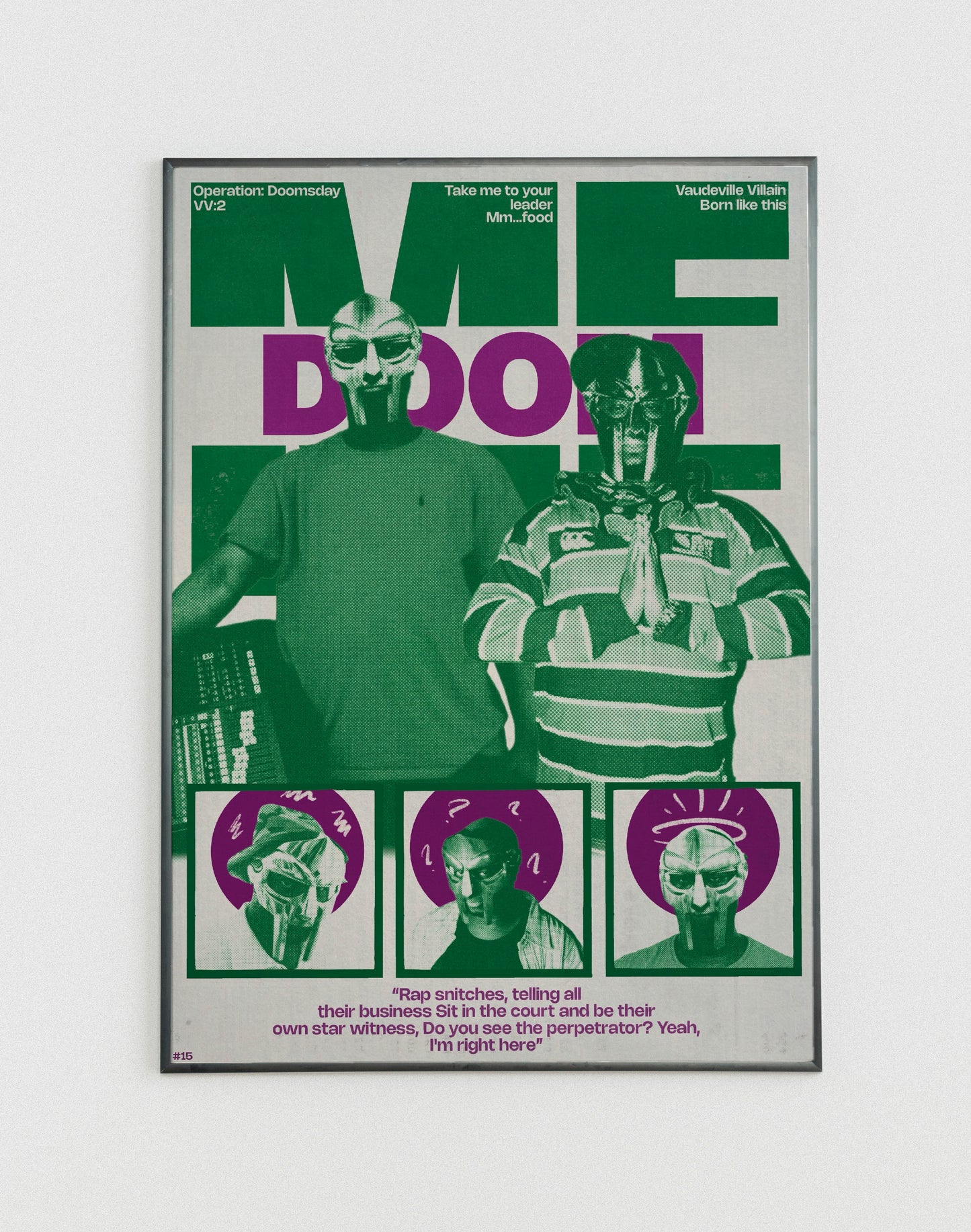 #15 MF DOOM poster