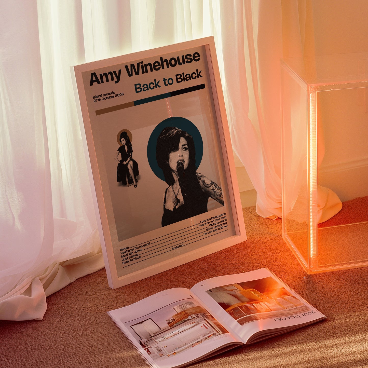 Amy Winehouse Back to Black poster