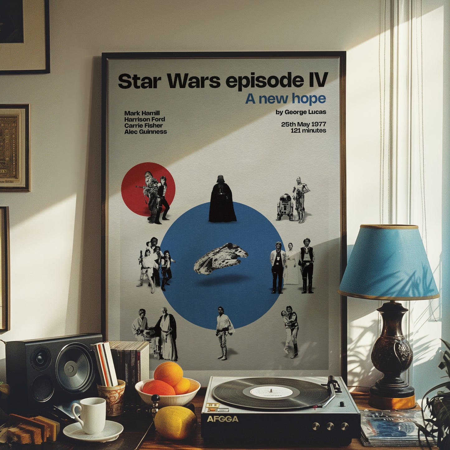 Star Wars a New Hope miniatures poster