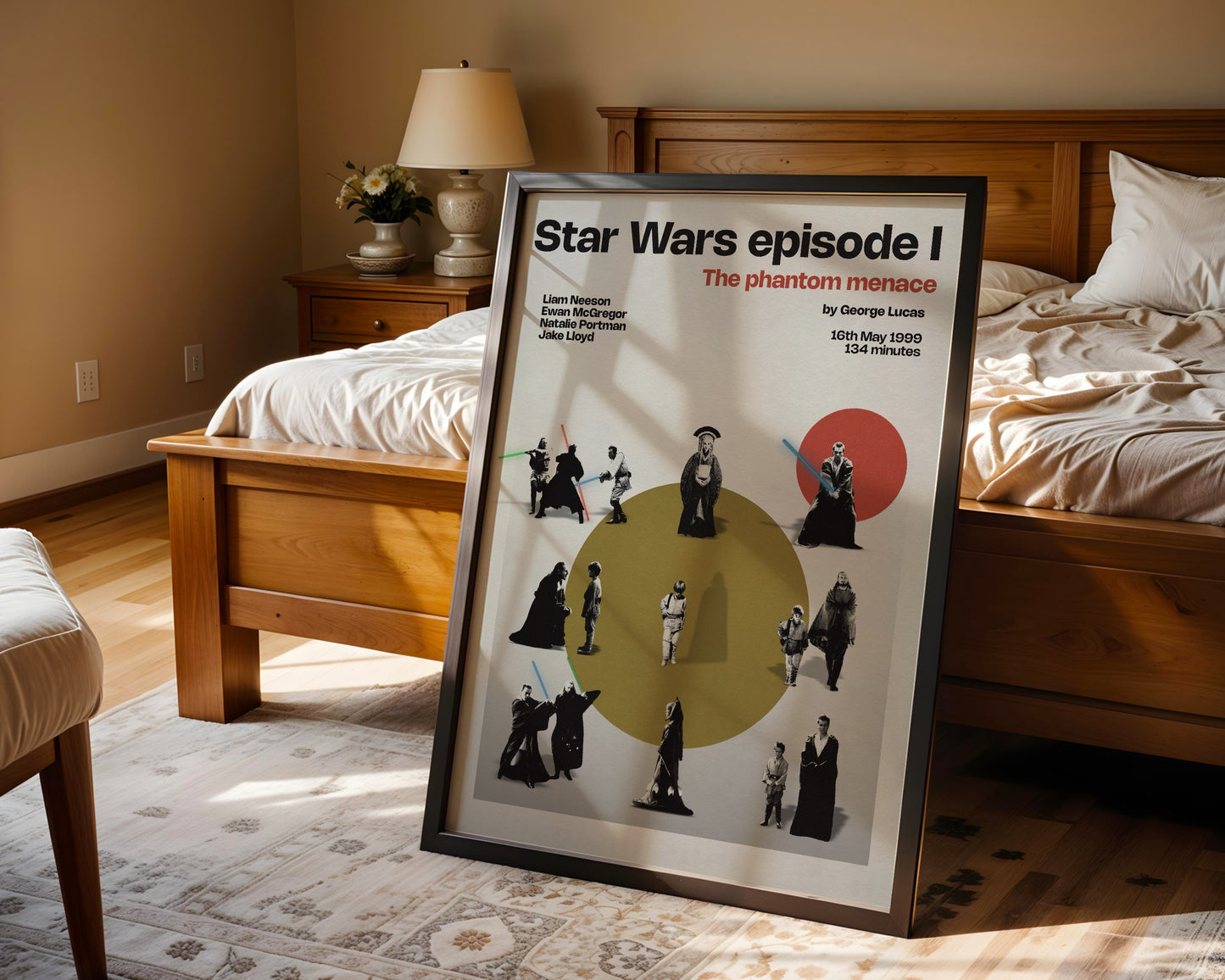 Star Wars The Phantom Menace miniatures poster