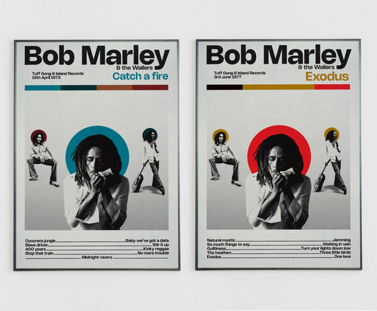 Bob Marley Album posters