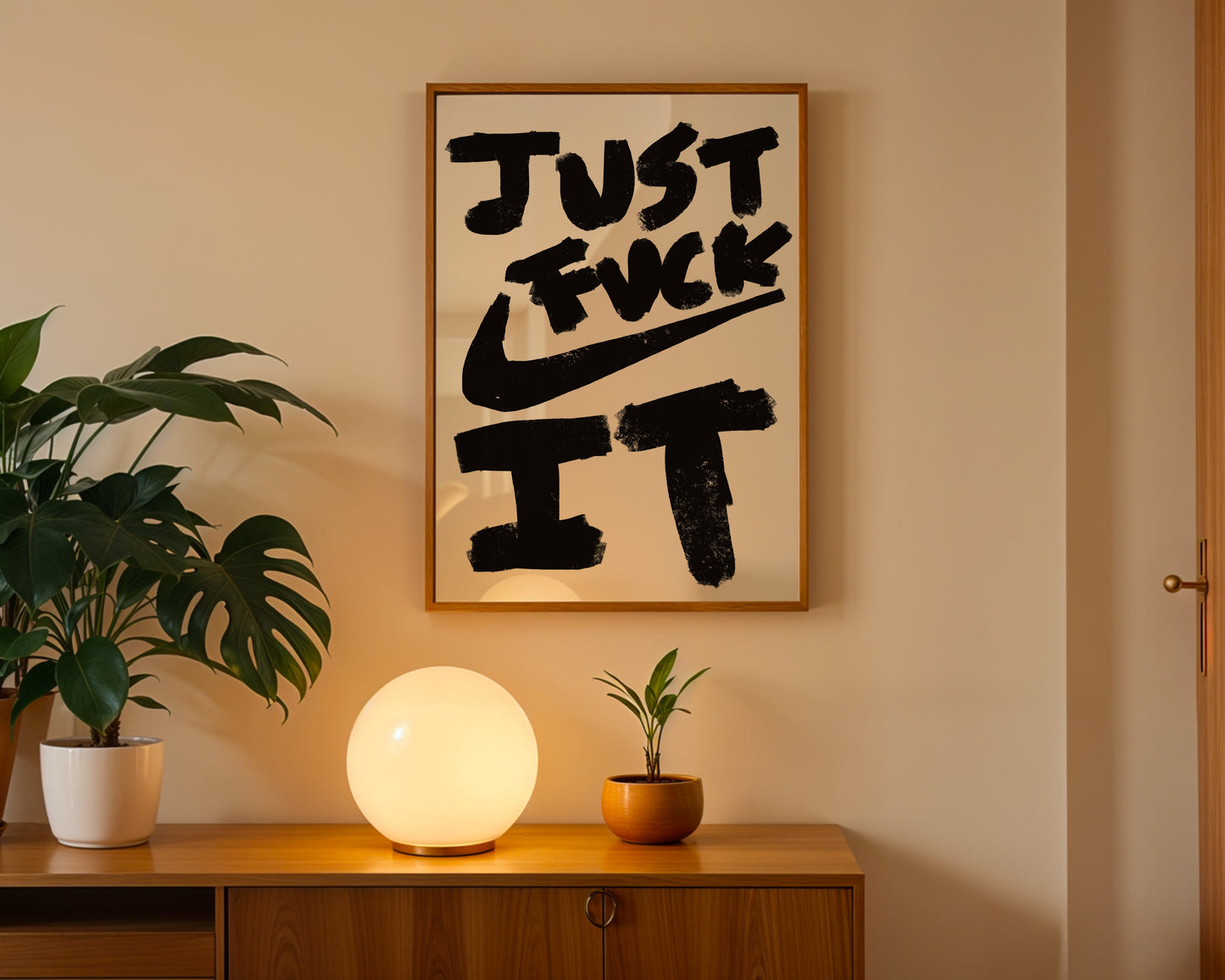 Nike Just fuck it poster