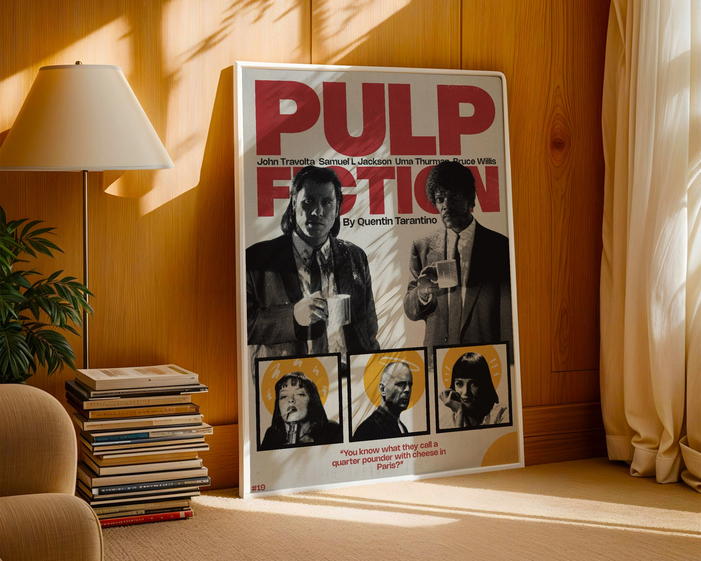 #19 Pulp Fiction poster