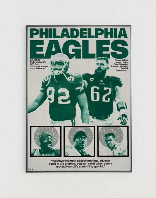 #23 Philadelphia Eagles poster