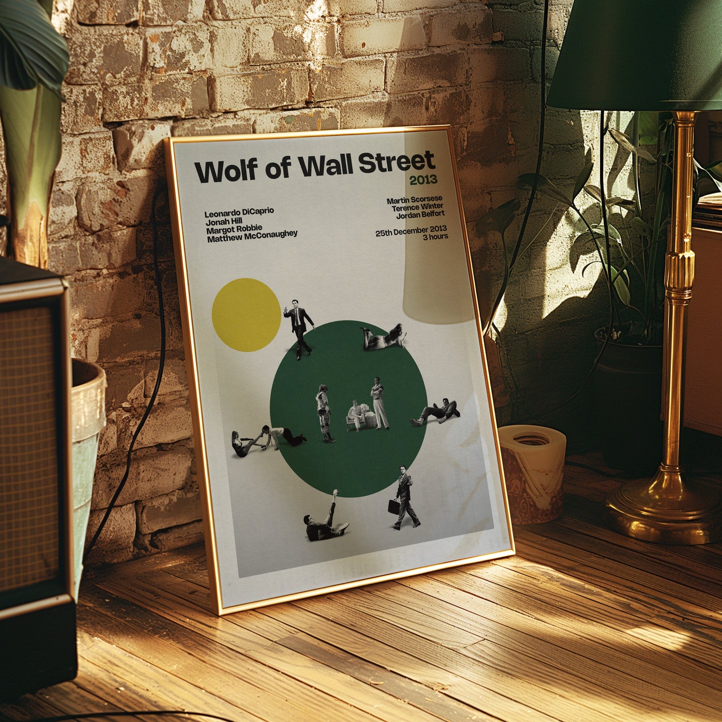 Wolf of Wall Street miniatures poster