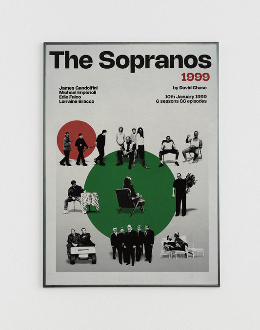The Sopranos miniatures poster