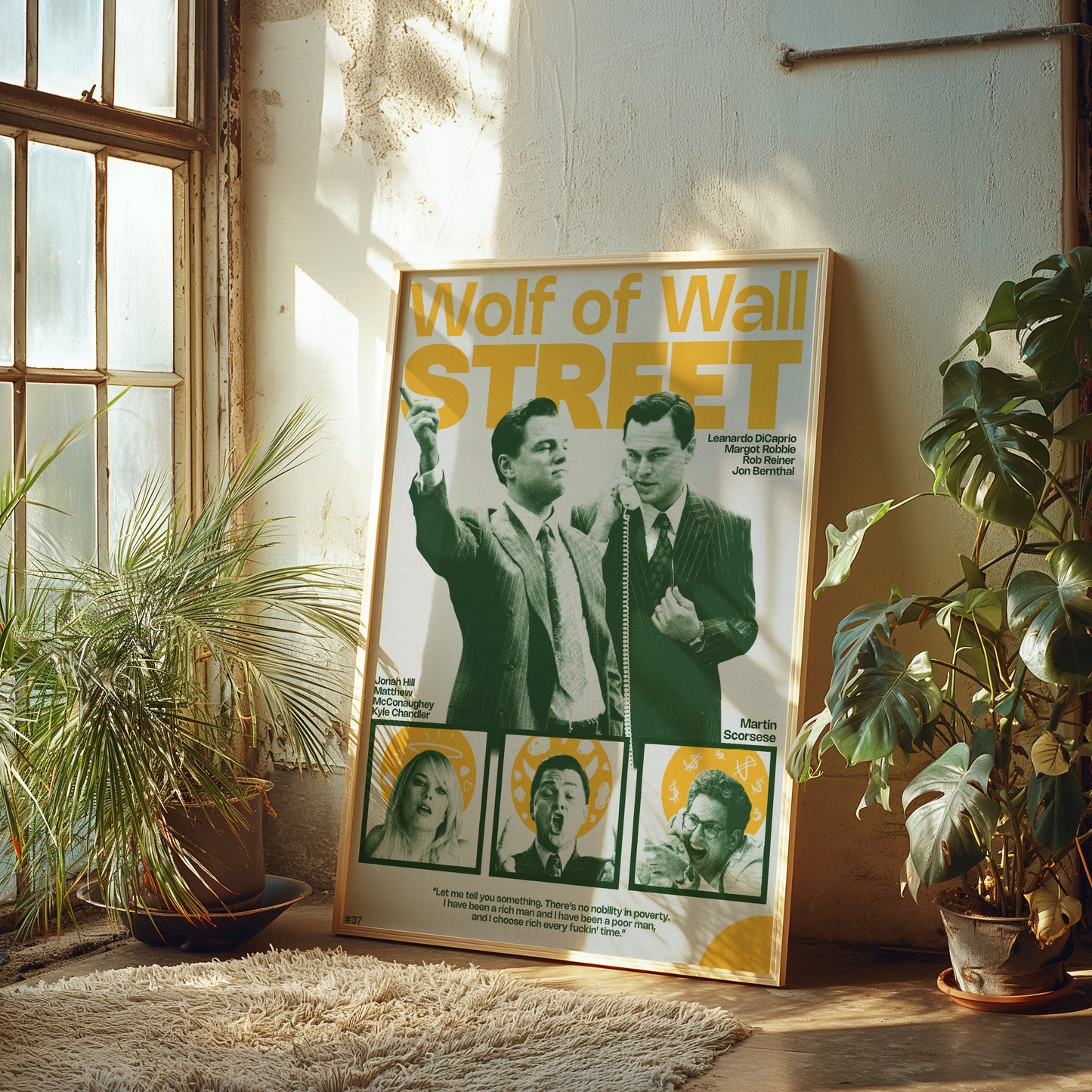 #37 Wolf of Wall Street poster