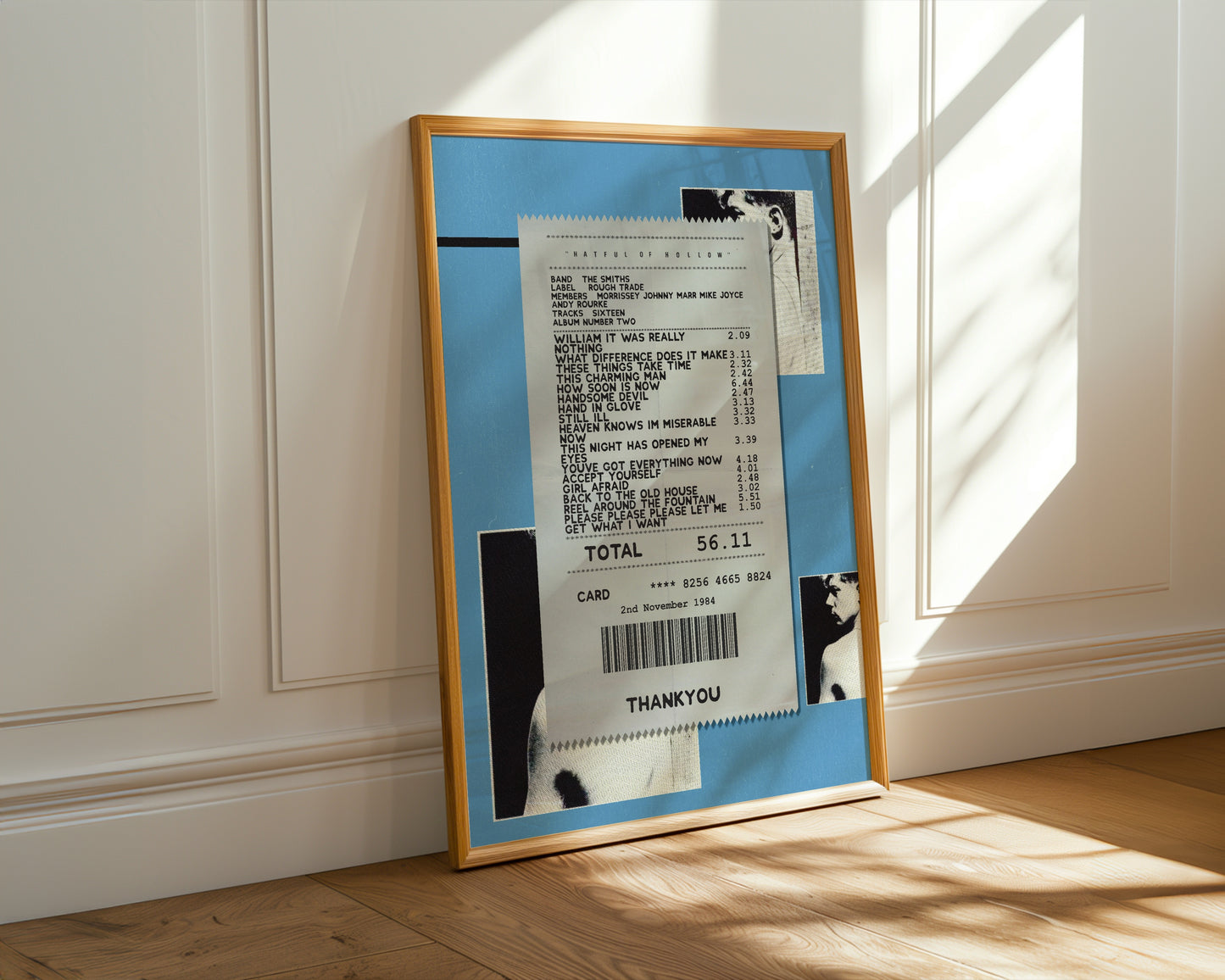 The Smiths Hatful of Hollow receipt poster