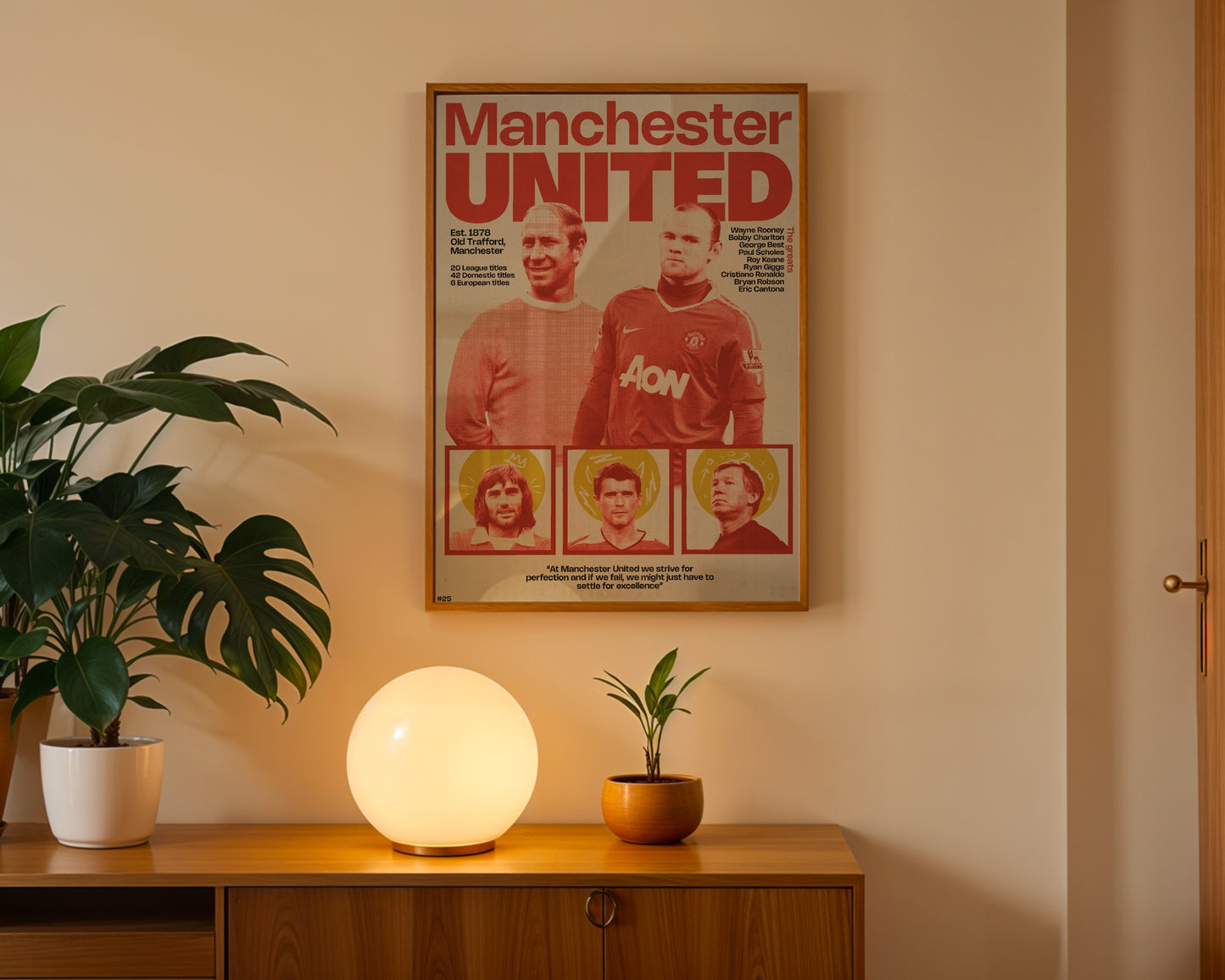 #25 Manchester United poster