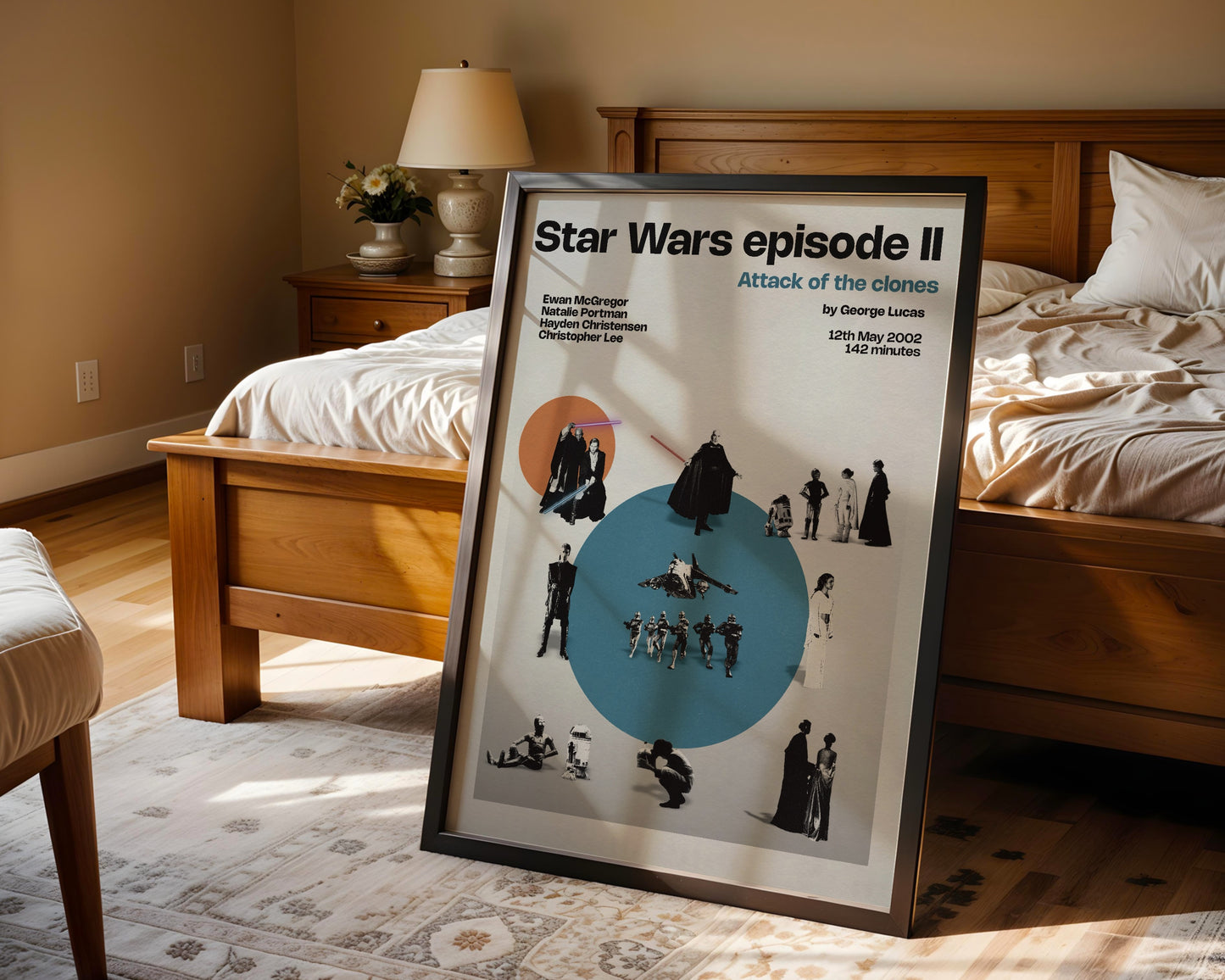 Star Wars Attack of the Clones miniatures poster