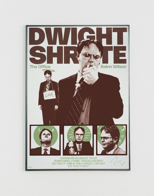#02 Dwight Shrute poster