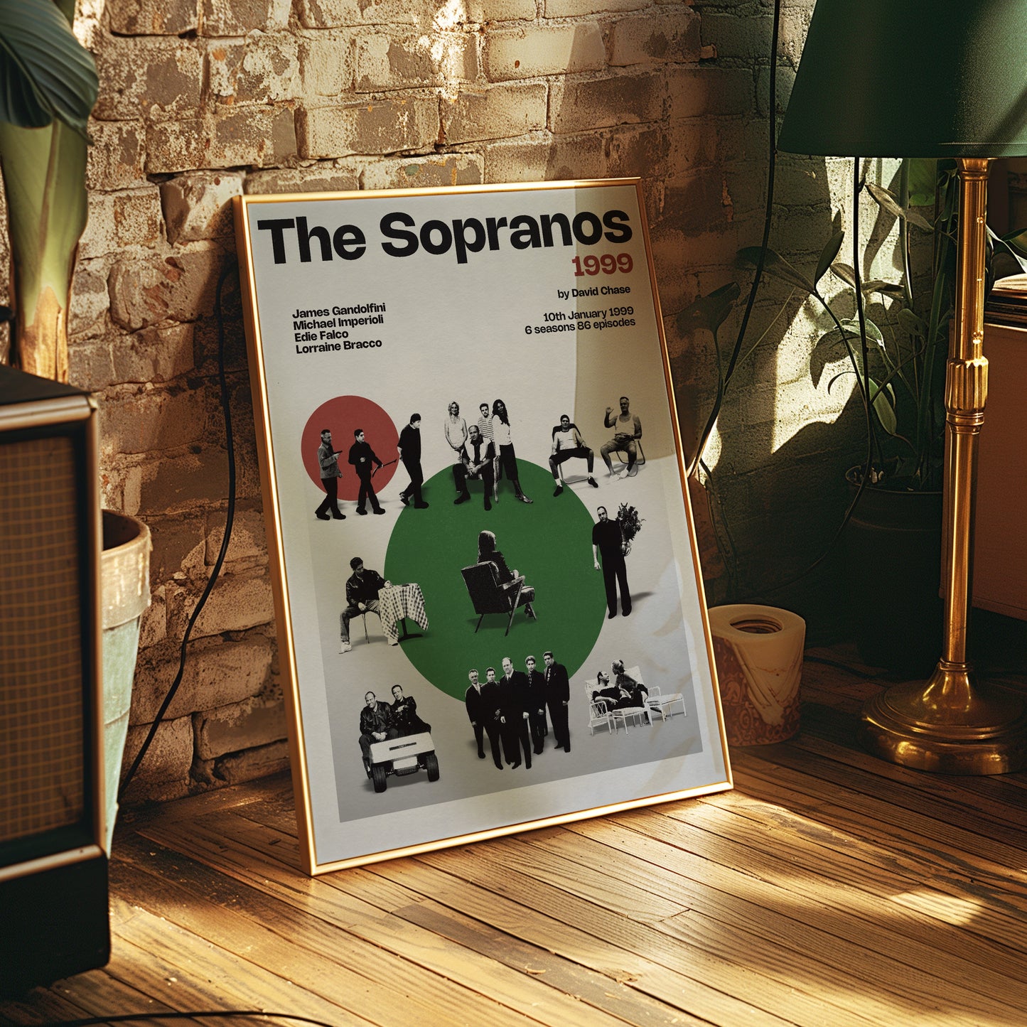 The Sopranos miniatures poster