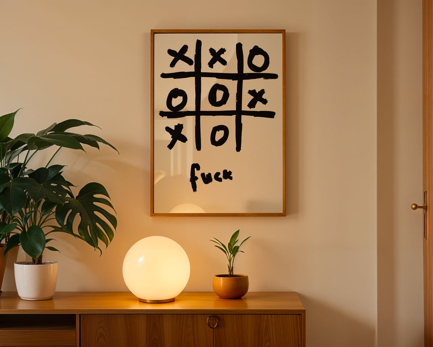 Knotts and Crosses stalemate poster