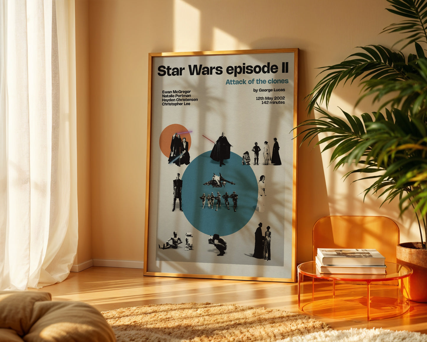 Star Wars Attack of the Clones miniatures poster
