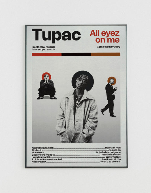 Tupac All Eyez on me poster
