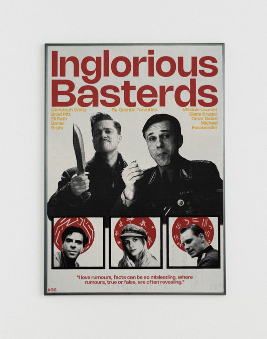 #36 Inglorious Basterds poster