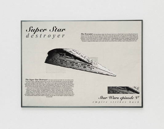 Star Wars Super Star Destroyer poster