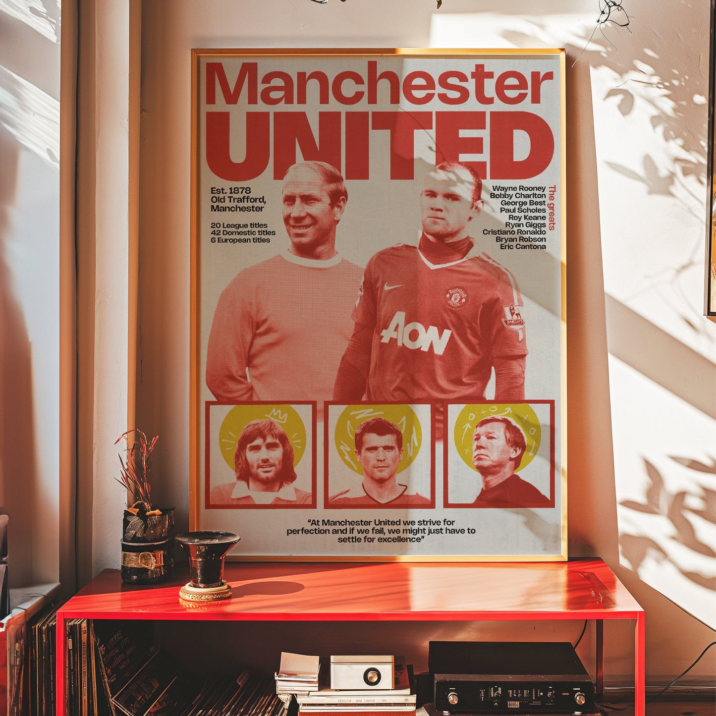 #25 Manchester United poster