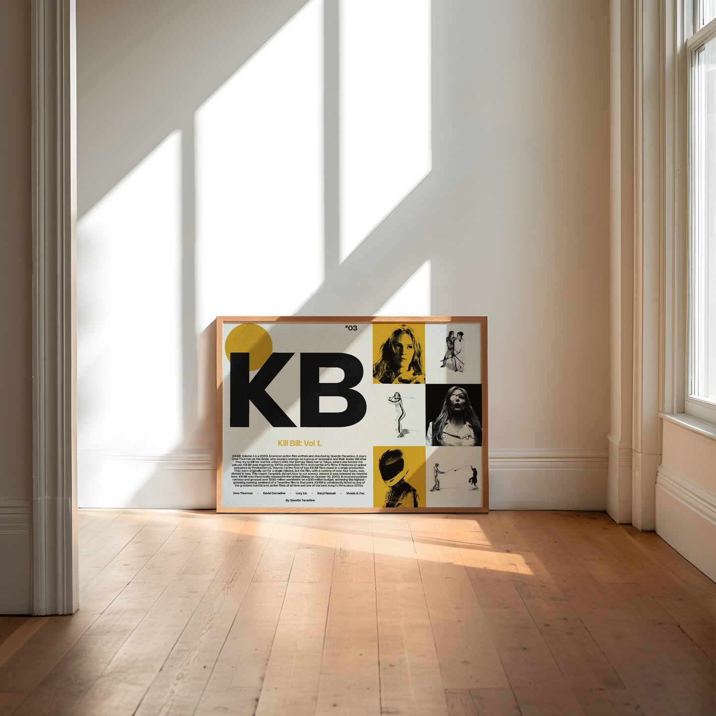 KB Kill Bill film poster