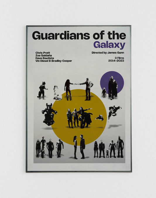 Guardians of the Galaxy miniatures poster