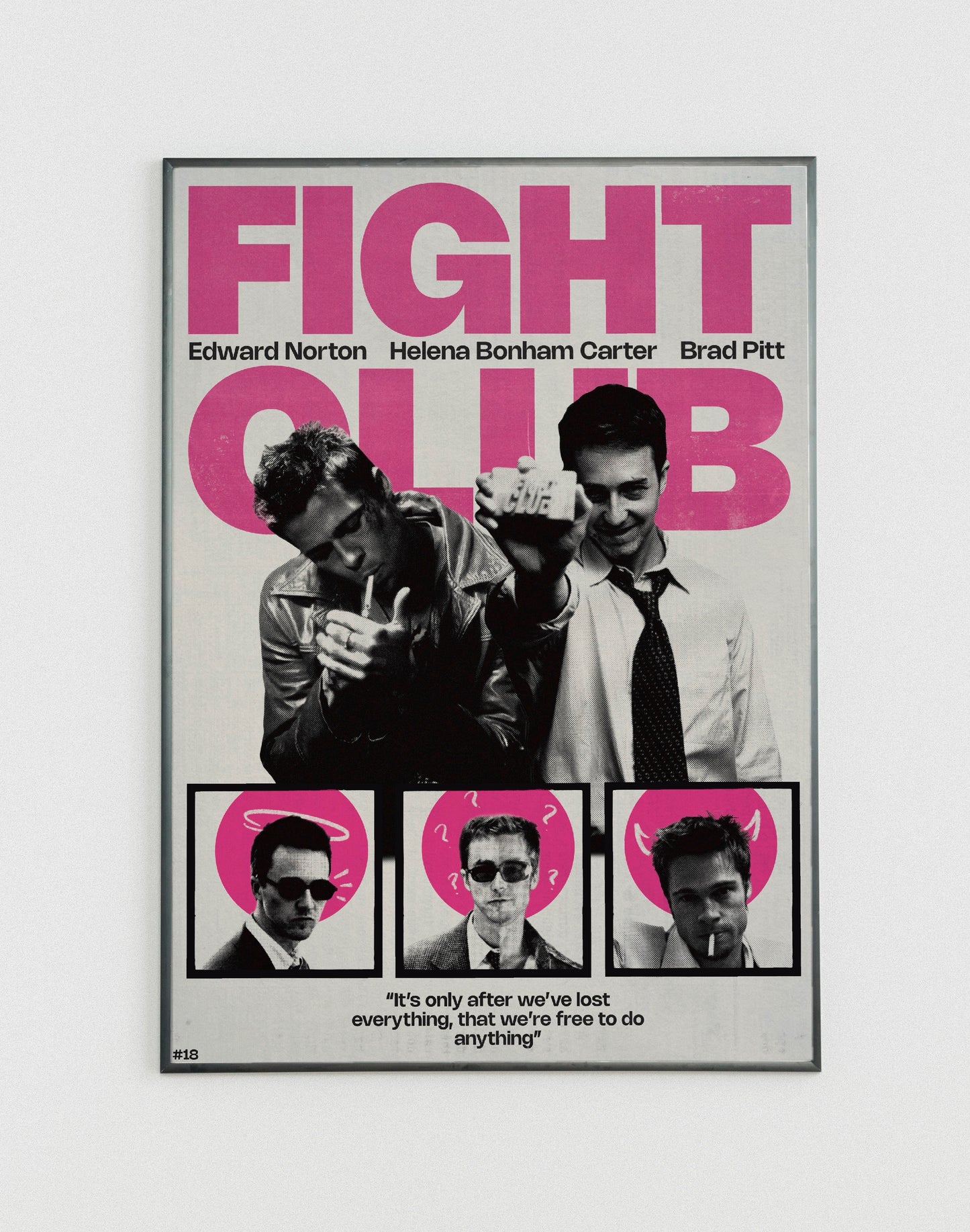 #18 Fight Club poster