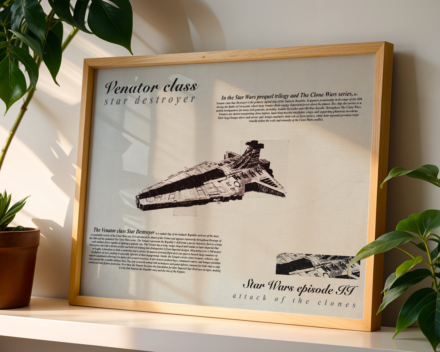 Star Wars Venator poster