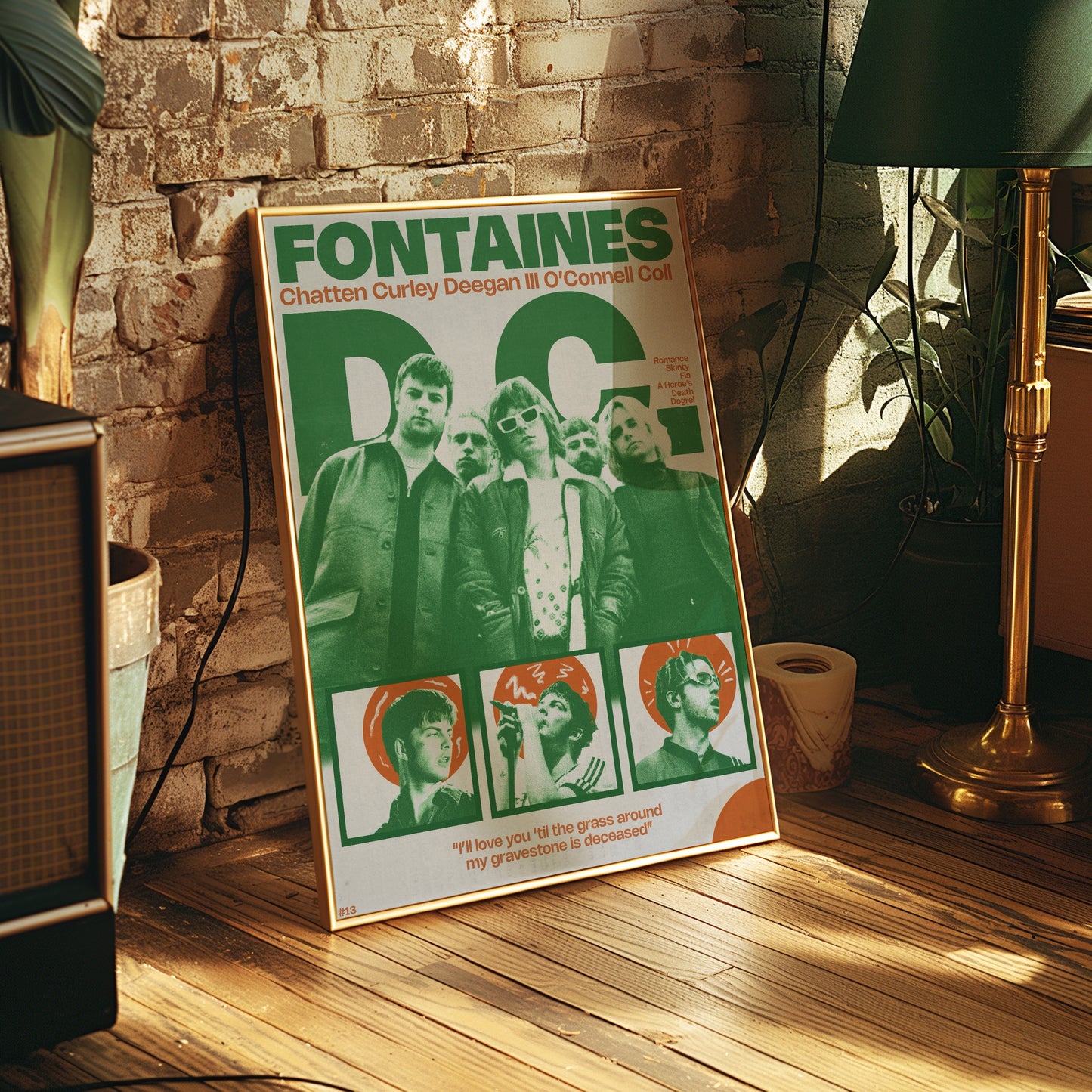#13 Fontaines D.C. poster