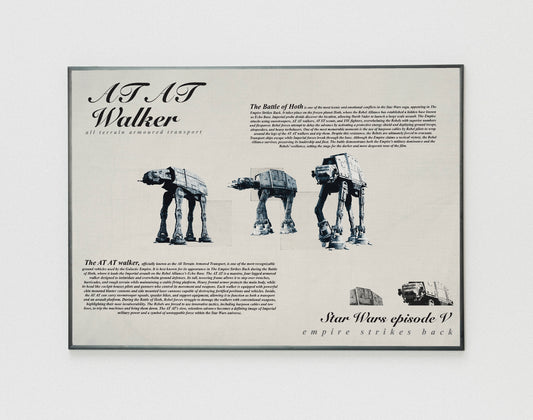 Star Wars AT AT poster