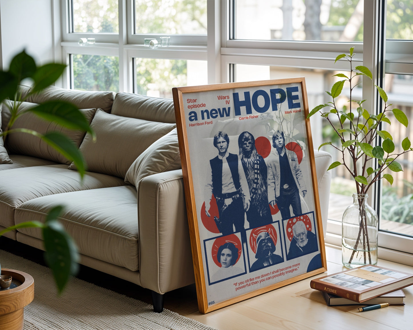 #65 Star Wars episode IV - a new hope poster