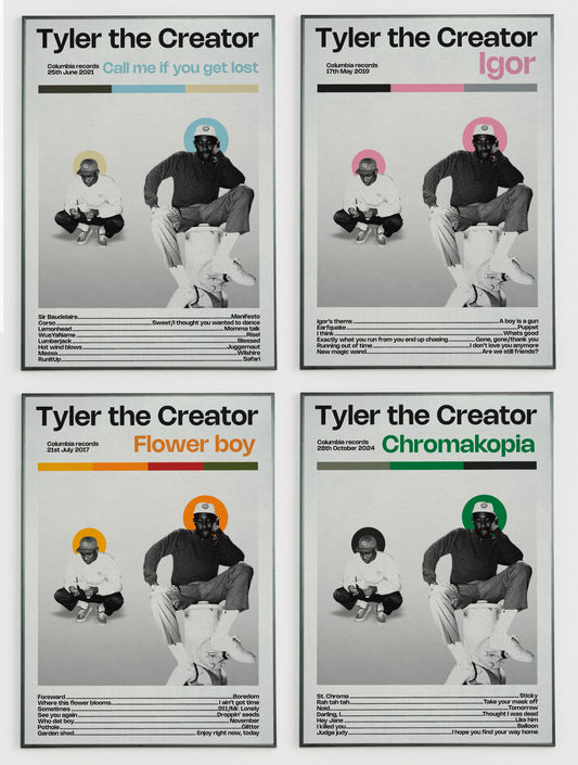 Tyler the Creator album posters