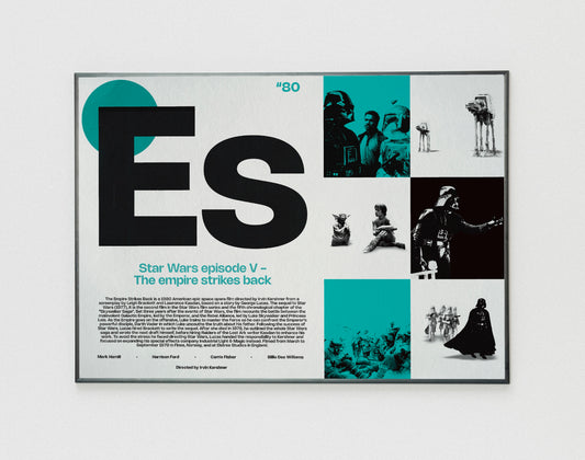 Es Star Wars Empire Strikes Back film poster
