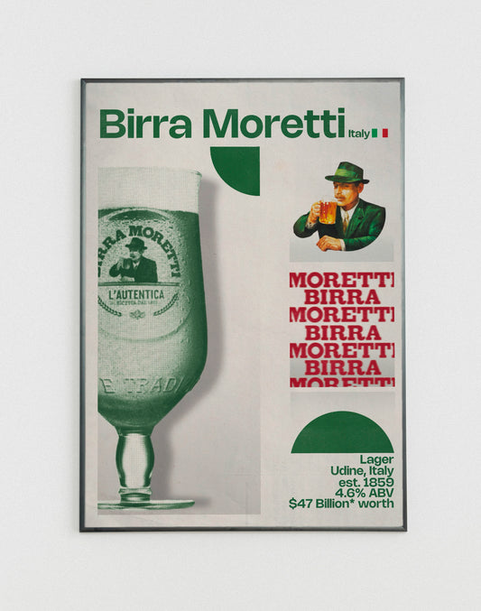 Birra Moretti poster