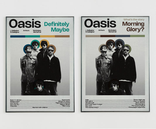 Oasis Album posters