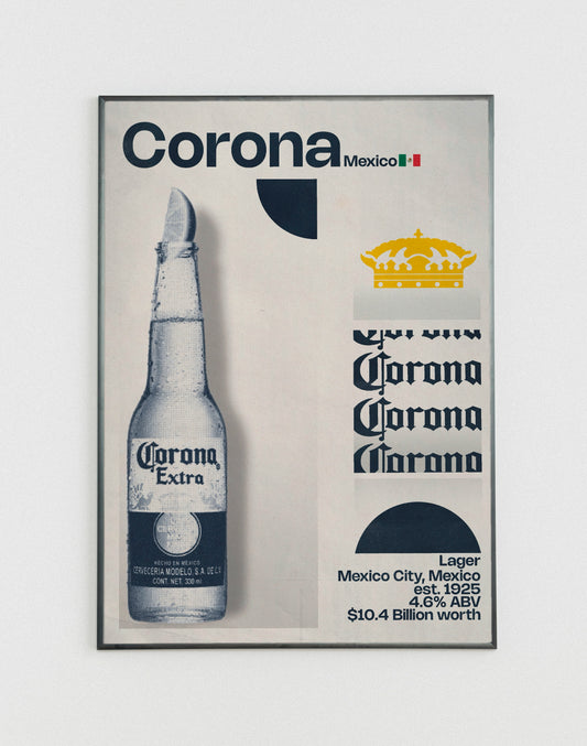 Corona beer poster