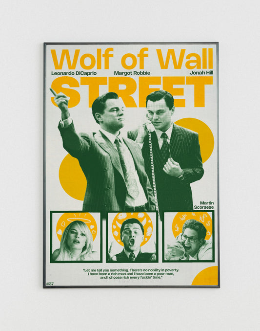 #37 Wolf of Wall Street poster