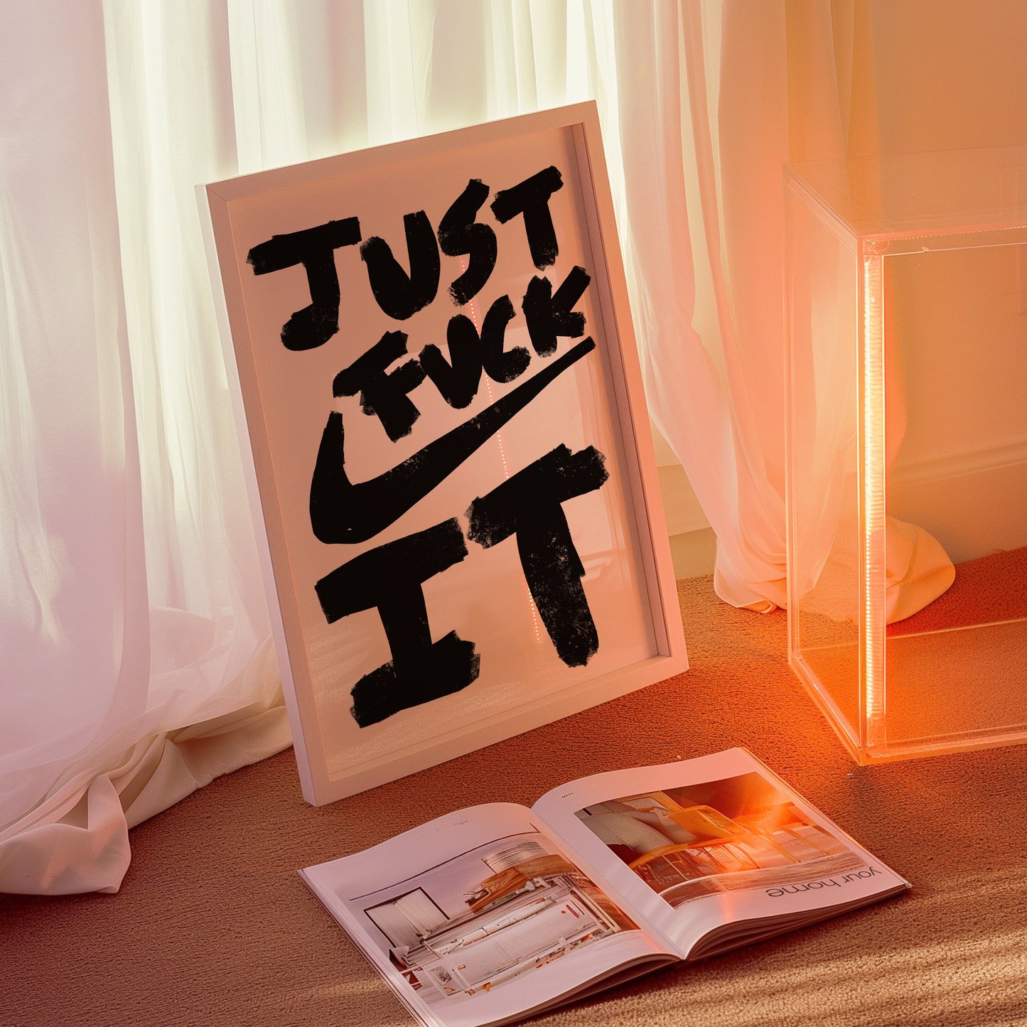 Nike Just fuck it poster